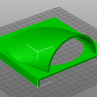 3D Modell Abdeckung für 120mm Lüfter