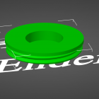 3D Modell Futter-Ei Sockel Variante mit Magnetloch 3D Modell Futter-Ei Sockel Variante mit Magnetloch