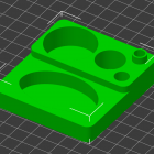 3D Modell Hanna Alkalinität Checker Halter 3D Modell Hanna Alkalinität Checker Halter